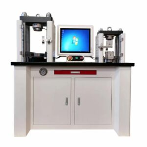 Computer-controlled hydraulic cement compression