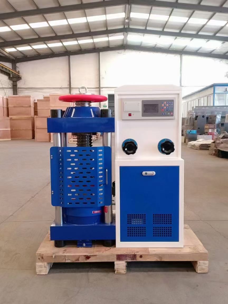 Hydraulic compression testing machine
